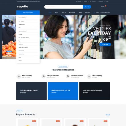 ThemeForest Vegetta