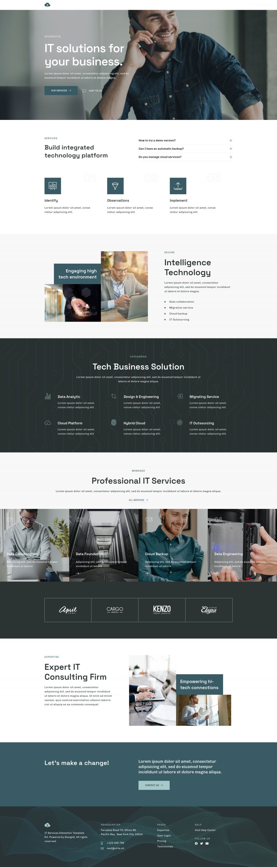 WordPress template ThemeForest VirTech