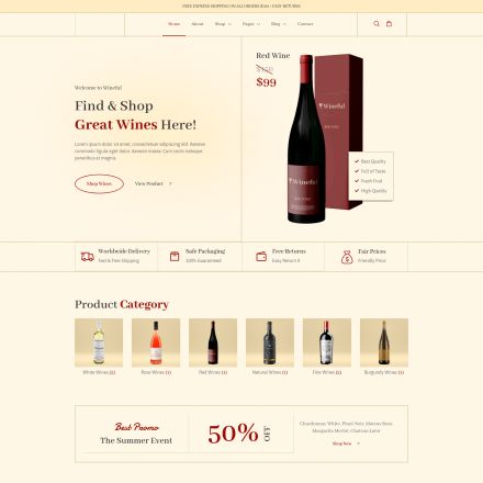 ThemeForest Wineful