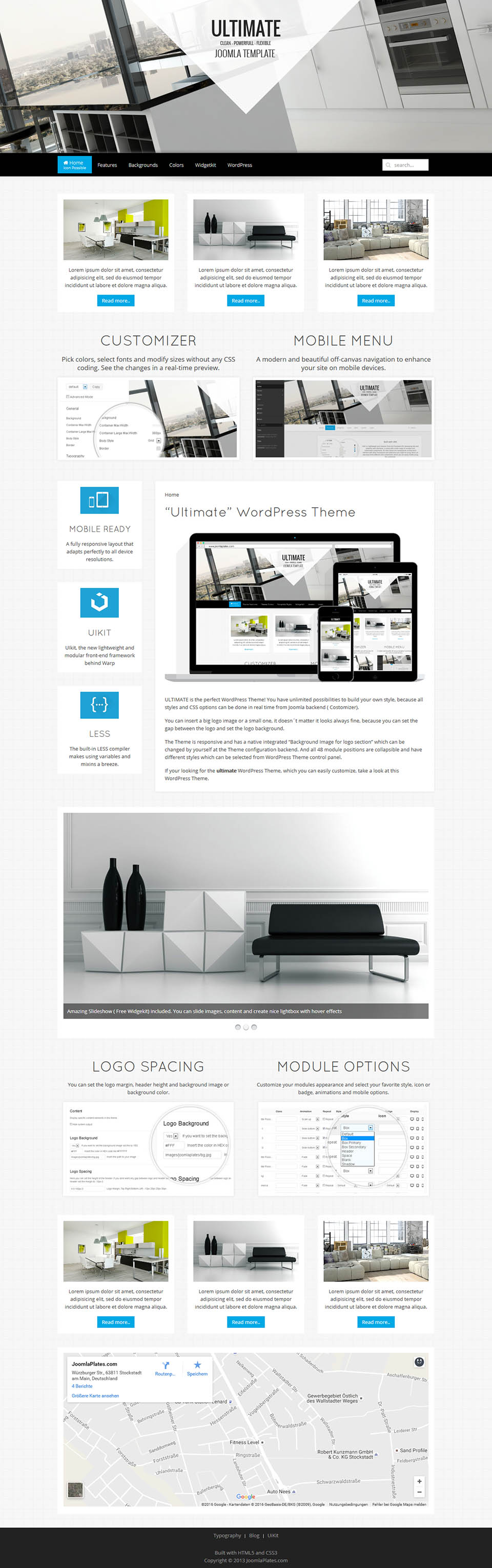 WordPress template JoomlaPlates Ultimate