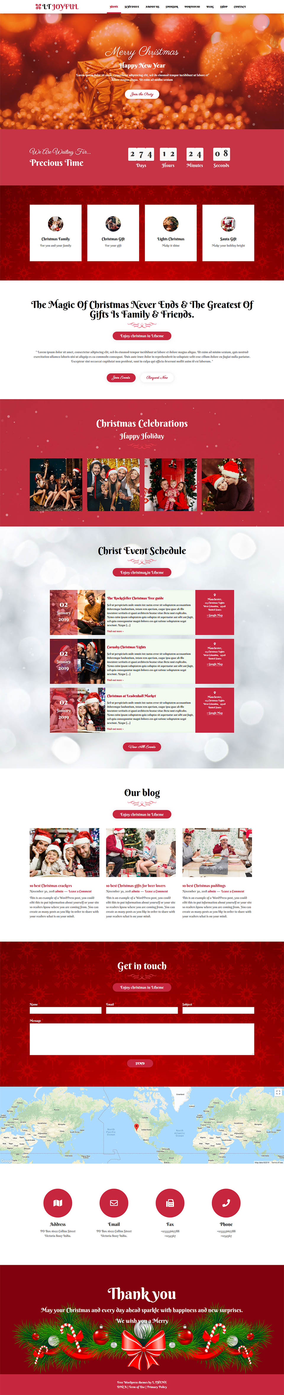 WordPress template LTheme Joyful