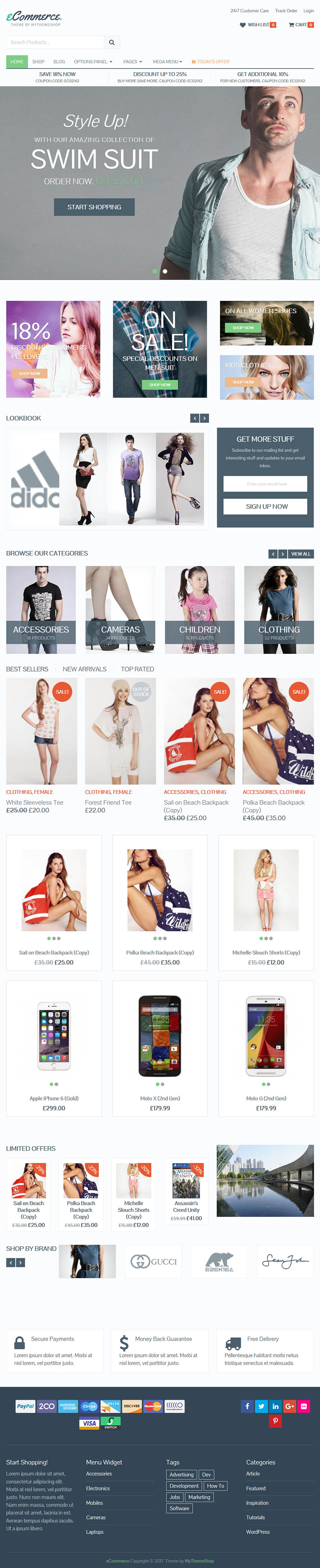 WordPress template MyThemeShop eCommerce