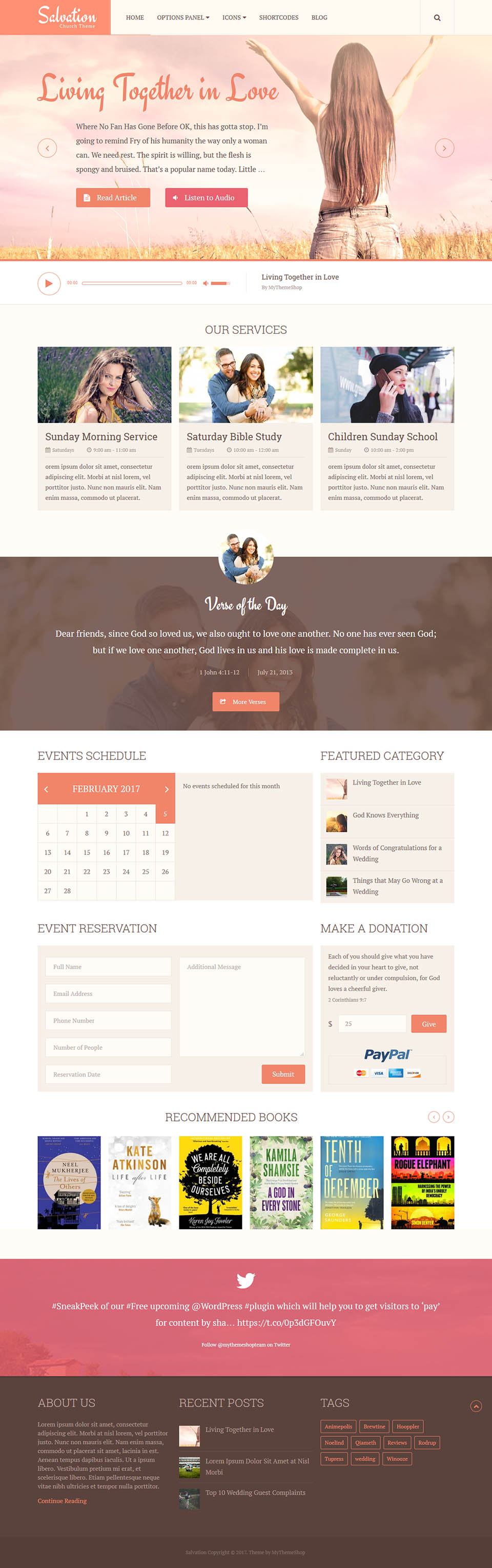 WordPress template MyThemeShop Salvation