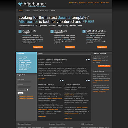 RocketTheme Afterburner