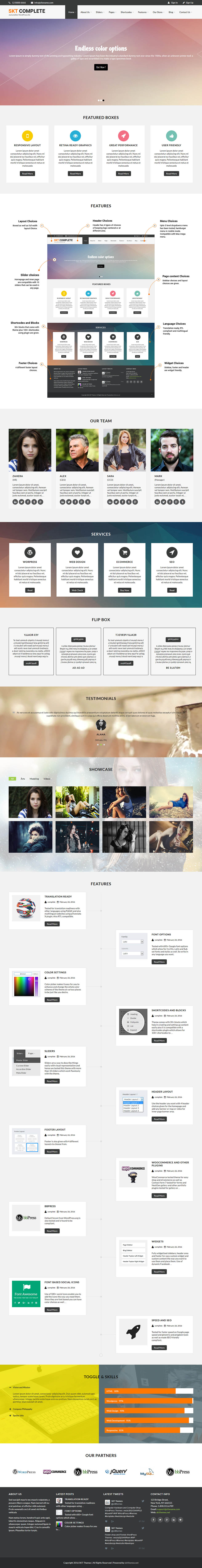 WordPress template SKT Themes Complete Pro