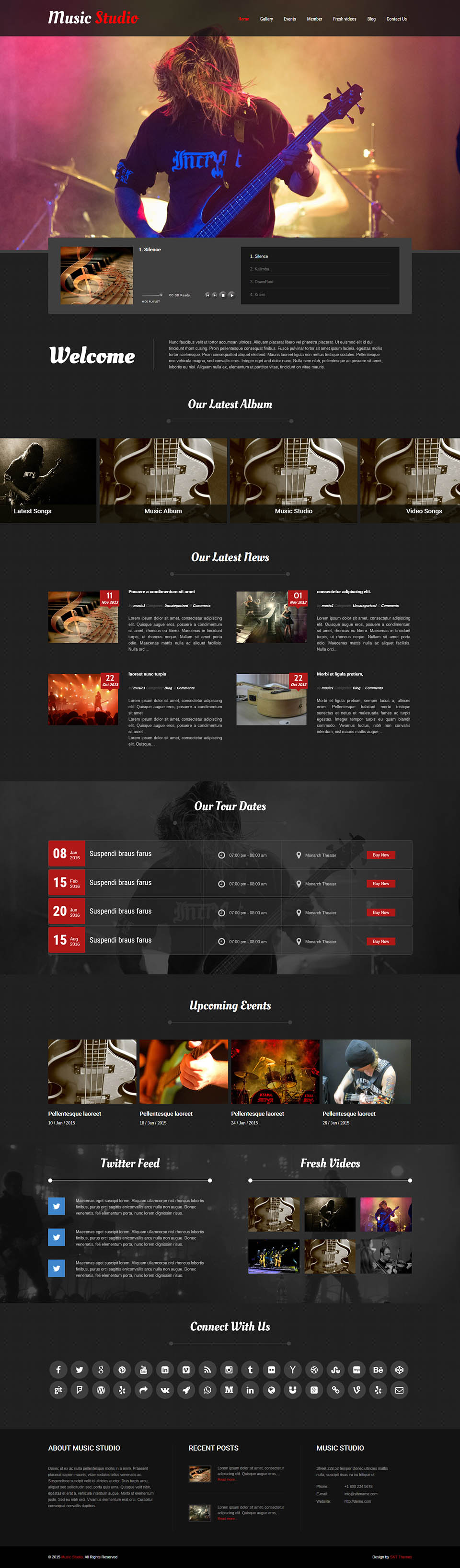 WordPress template SKT Themes Melody Pro