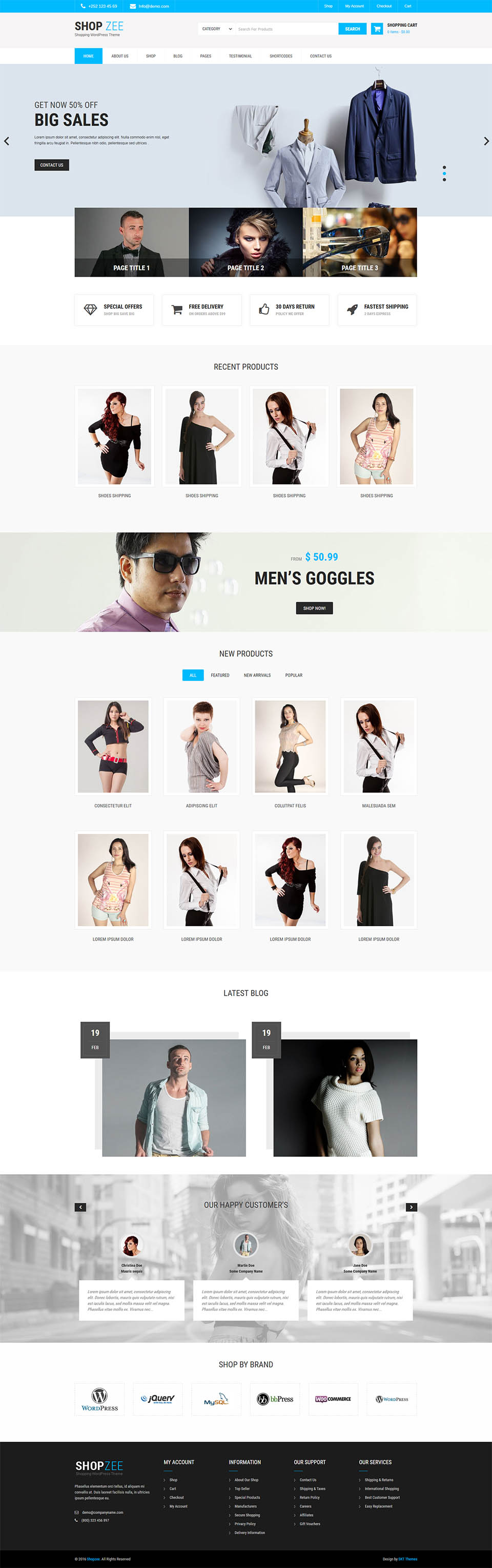 WordPress template SKT Themes Shopzee Pro