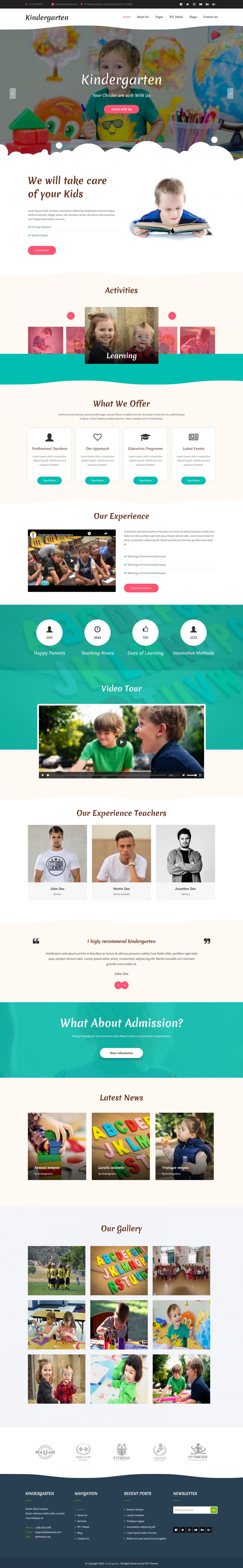 WordPress template SKT Themes Kindergarten