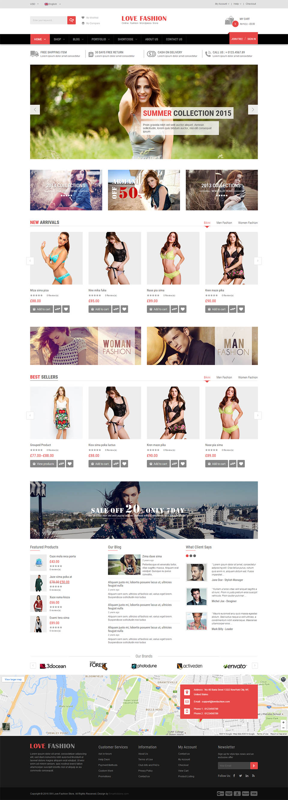 WordPress template SmartAddons SW Love Fashion