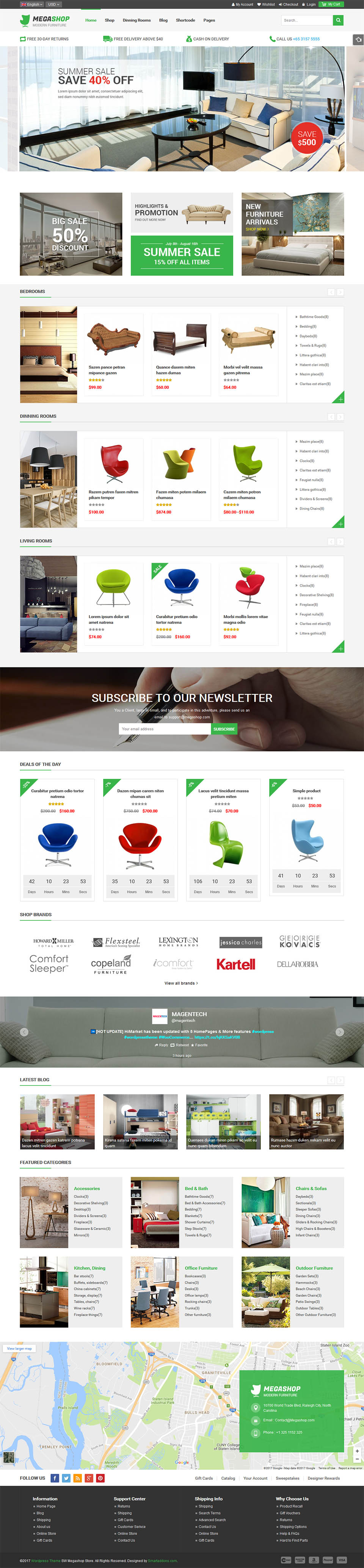 WordPress template SmartAddons SW Megashop