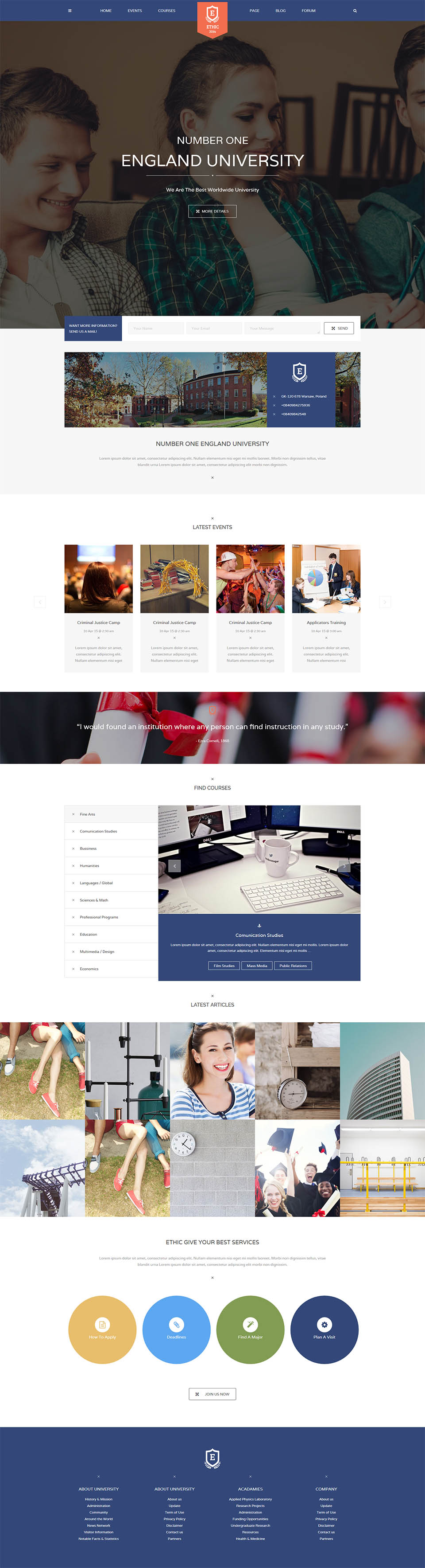 WordPress template TemPlaza ETHIC