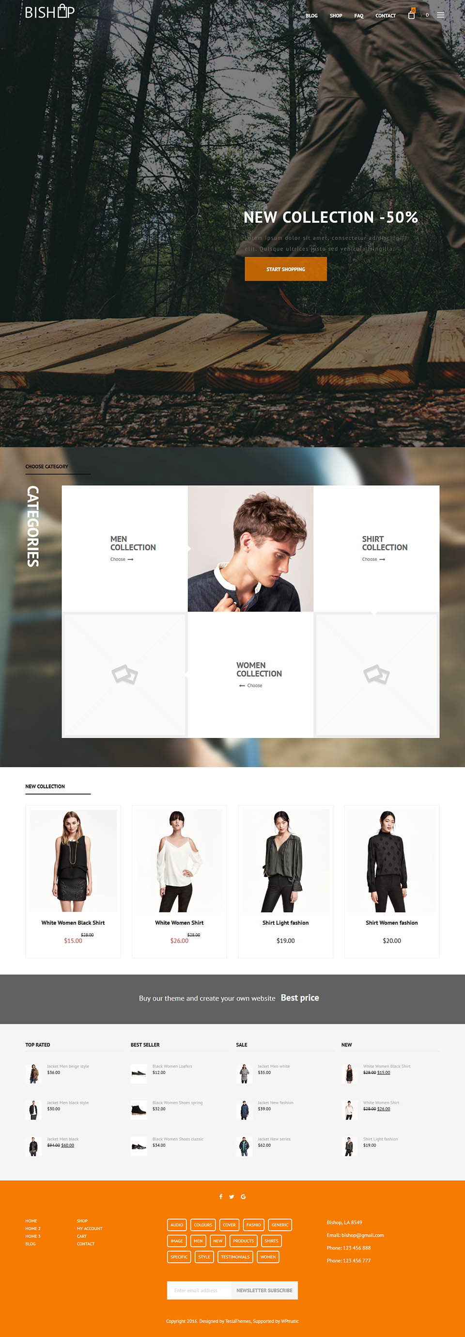 WordPress template TeslaThemes BiShop