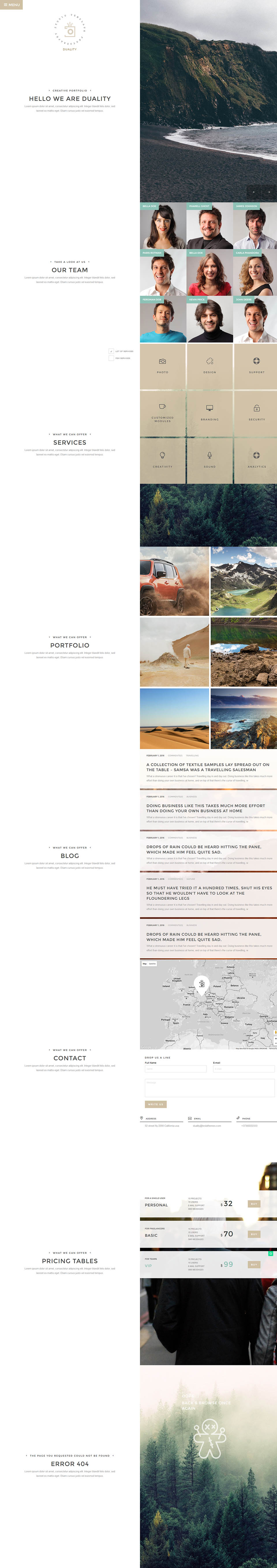 WordPress template TeslaThemes Duality