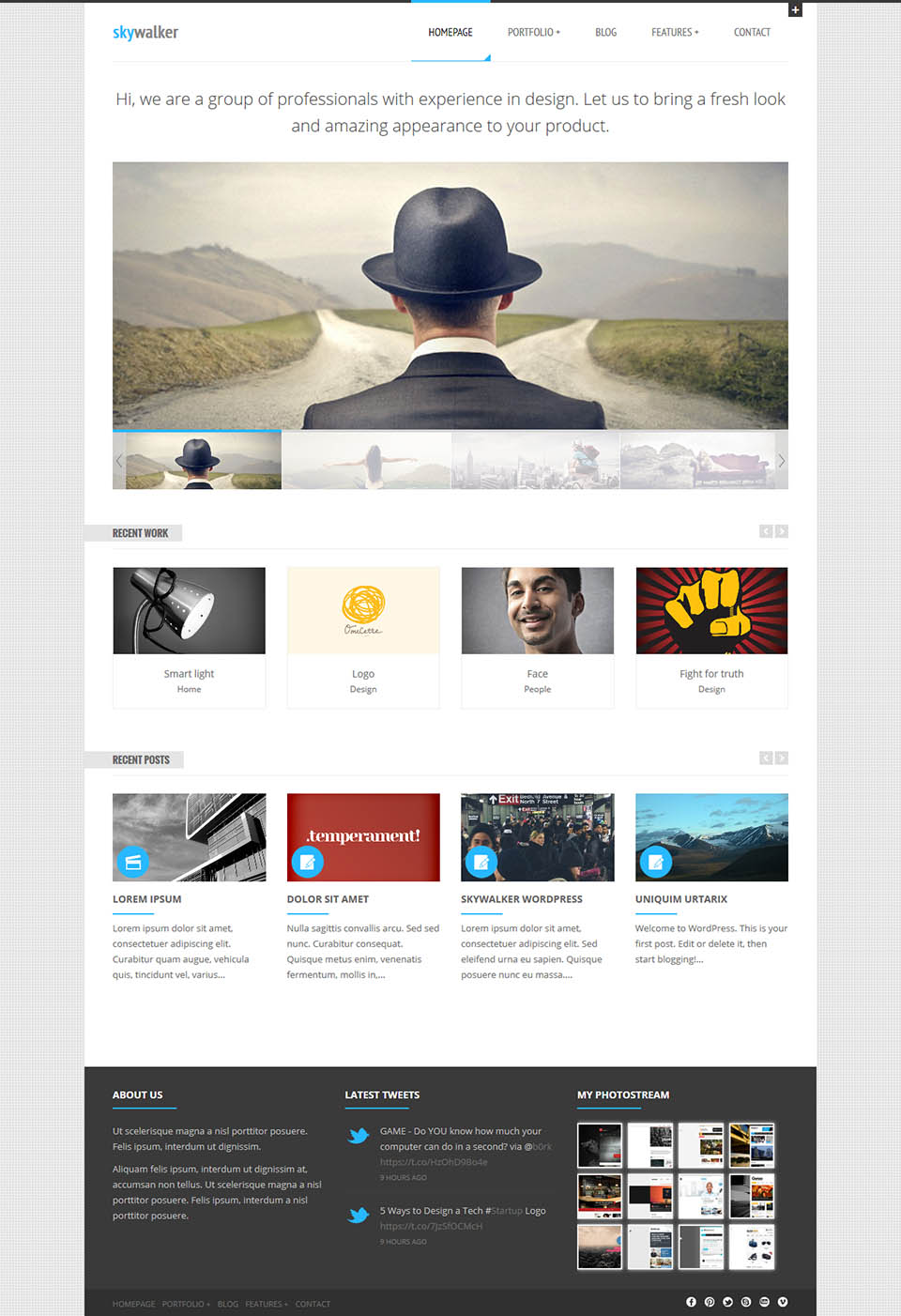 WordPress template TeslaThemes SkyWalker