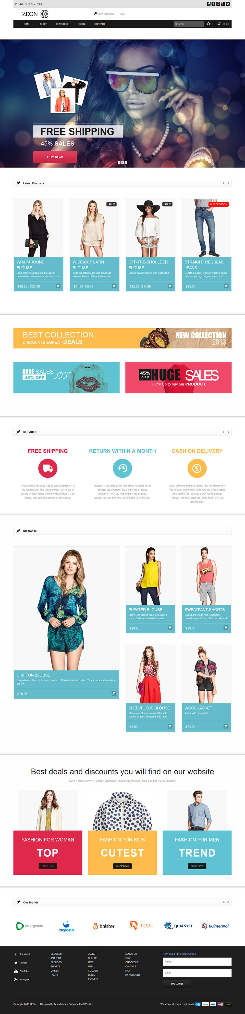 WordPress template TeslaThemes Zeon