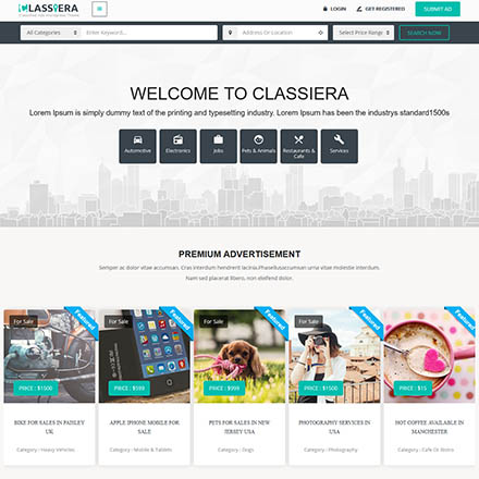 ThemeForest Classiera