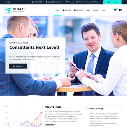 ThemeForest Finazi