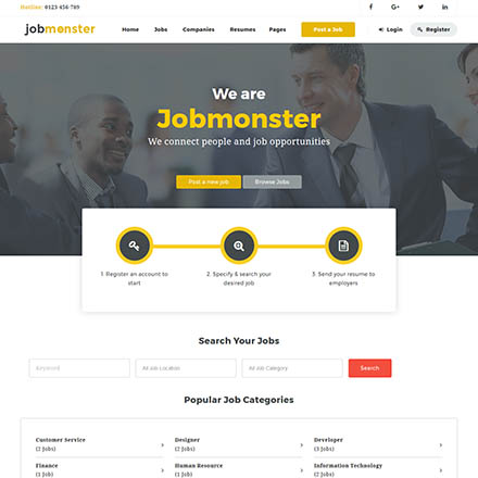 ThemeForest Jobmonster