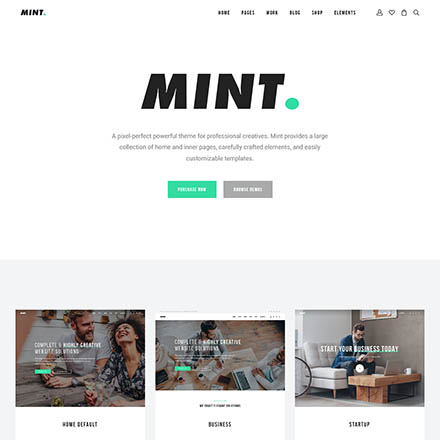 ThemeForest Mint