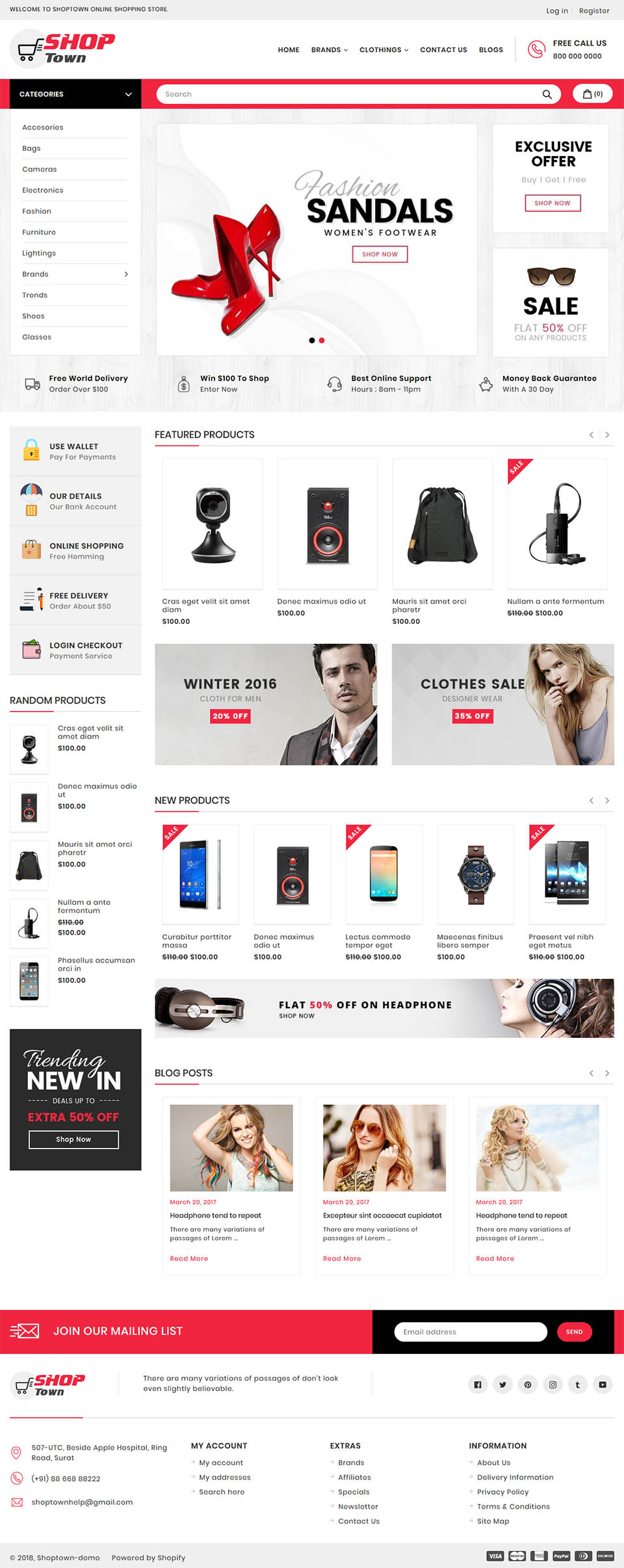 WordPress template ThemeForest Shop Town