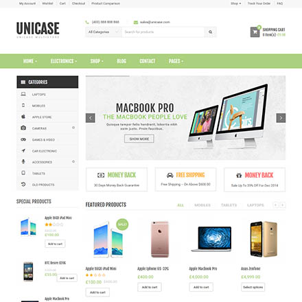 ThemeForest Unicase