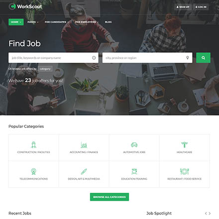 ThemeForest WorkScout