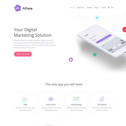 ThemeForest Alfena