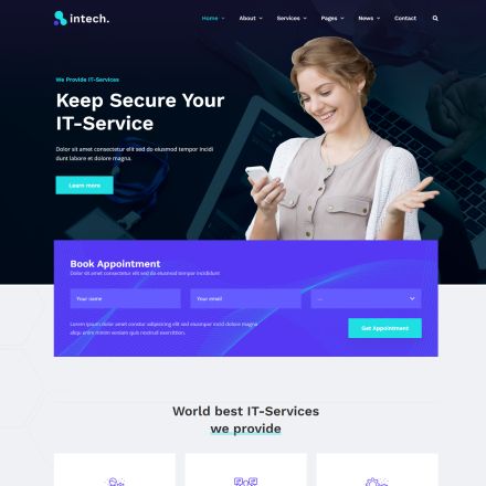 ThemeForest Intech