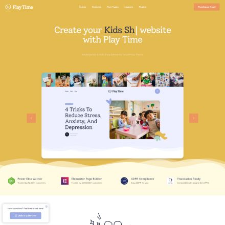 ThemeForest Play Time