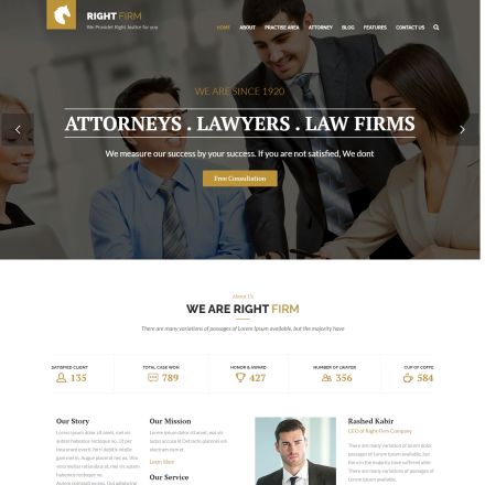 ThemeForest Right Firm