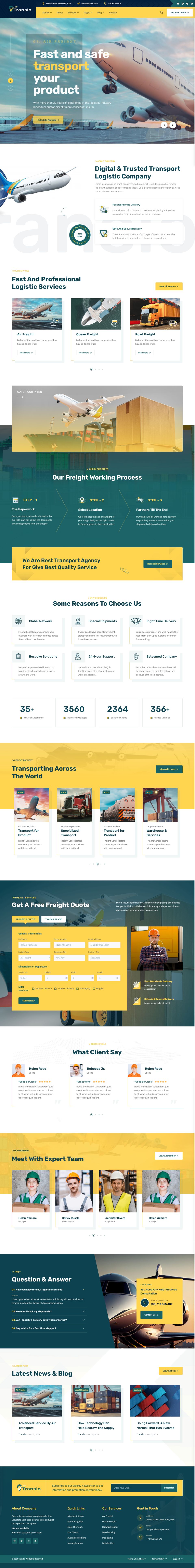 WordPress template ThemeForest Translo