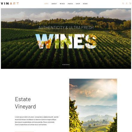 ThemeForest Vinart