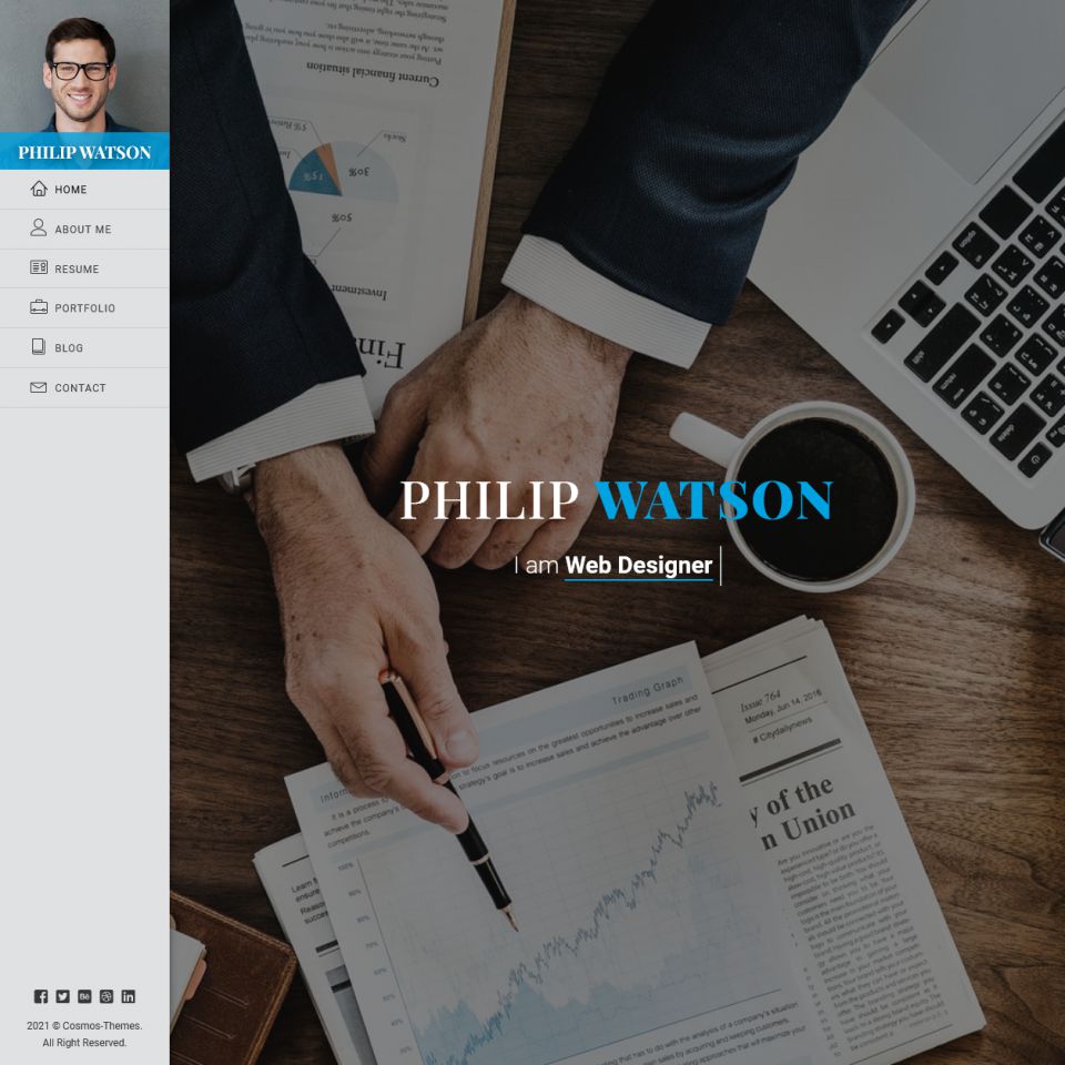 WordPress template ThemeForest Watson