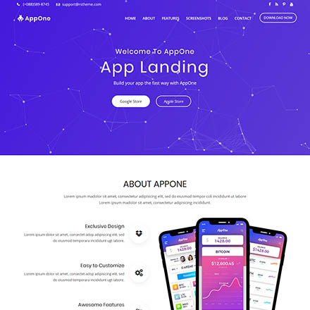ThemeForest AppOne