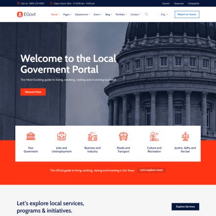 ThemeForest EGovt