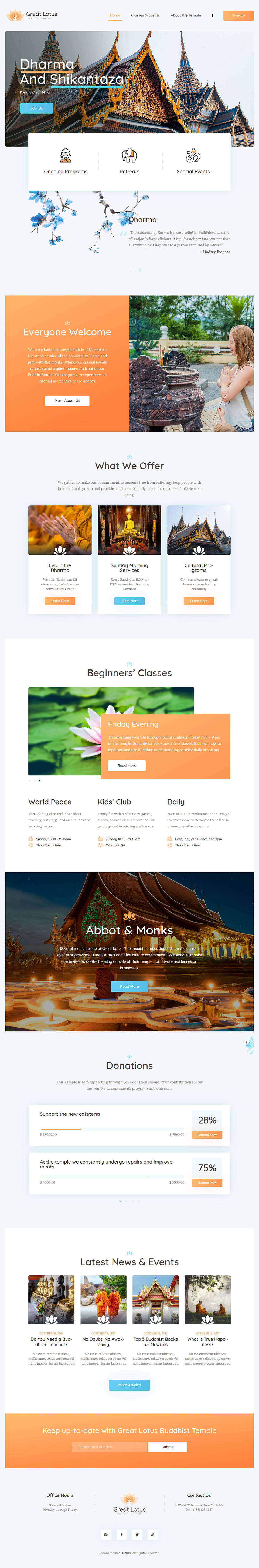 WordPress template ThemeForest Great Lotus