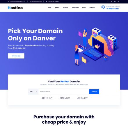 ThemeForest Hostino