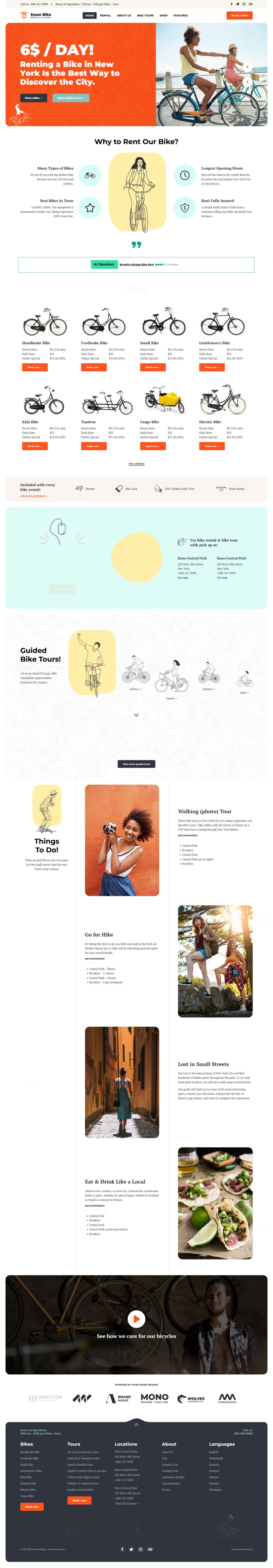 WordPress template ThemeForest Komo