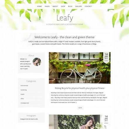 ThemeForest Leafy