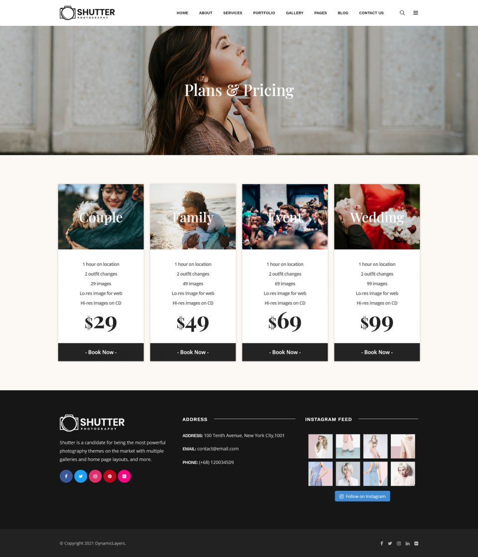 WordPress template ThemeForest Shutter