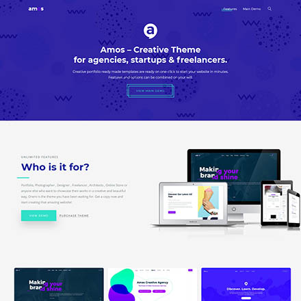 ThemeForest Amos