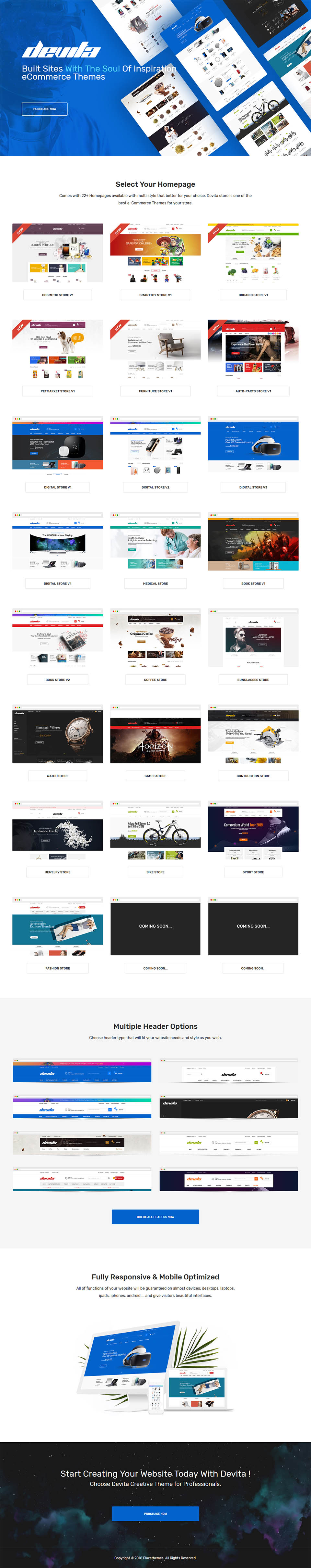 WordPress template ThemeForest Devita