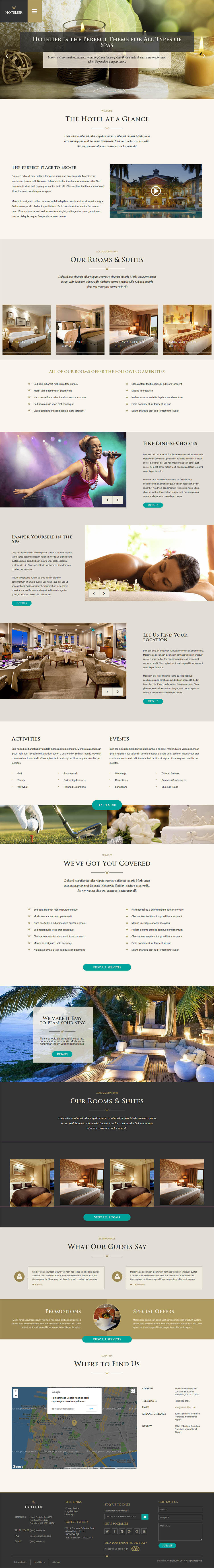 WordPress template ThemeForest Hotelier