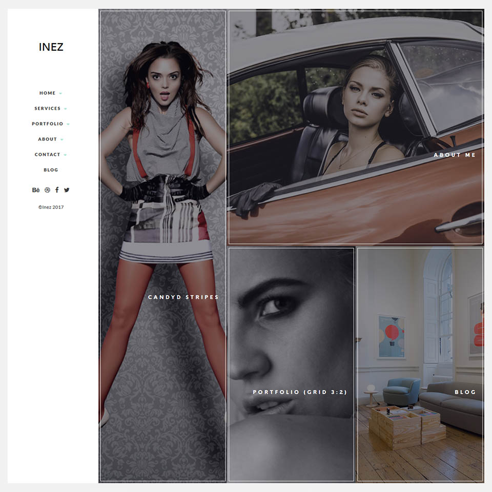 WordPress template ThemeForest Inez