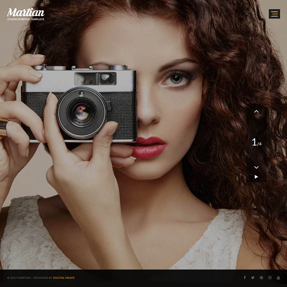 WordPress template ThemeForest Martian