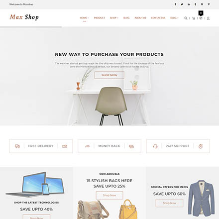 ThemeForest Max Shop