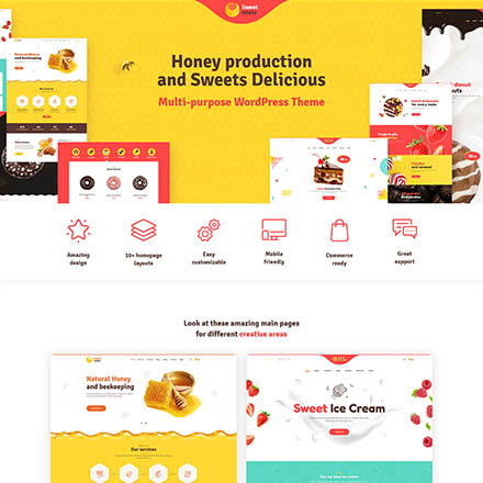 ThemeForest Sweet Mielo