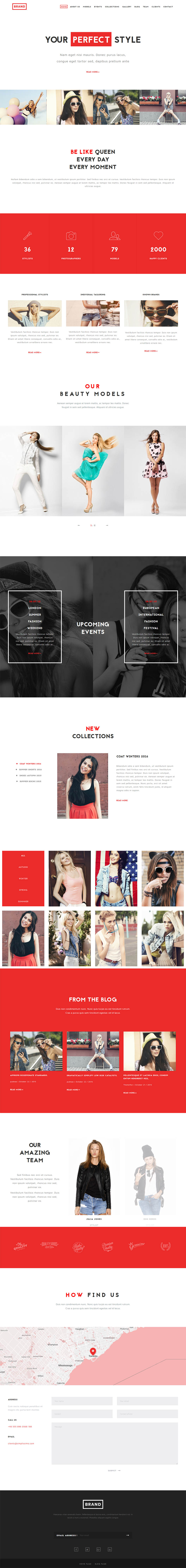 WordPress template ThemeForest The Fashion