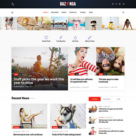 ThemeForest Bazinga