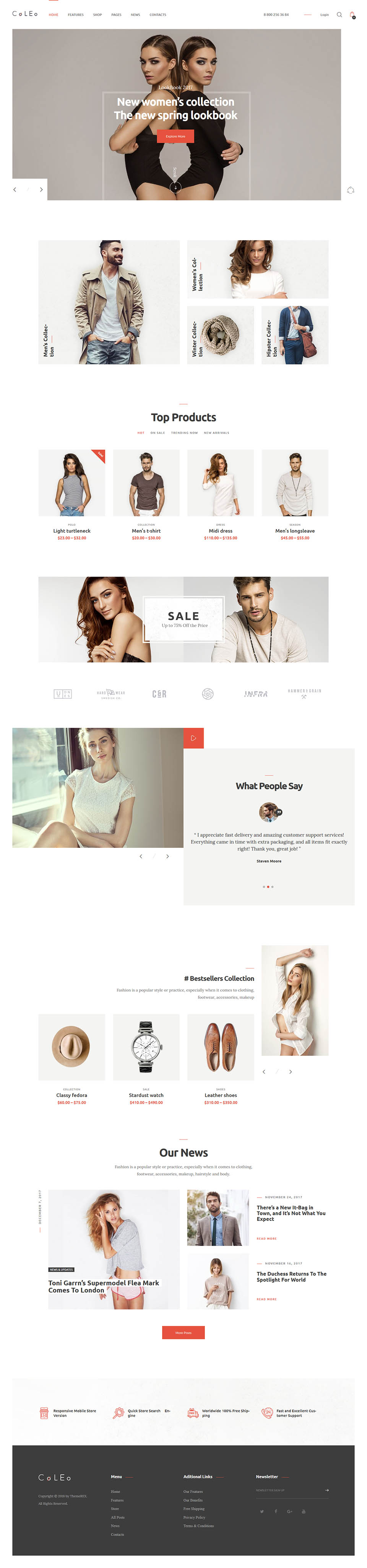 WordPress template ThemeForest Coleo